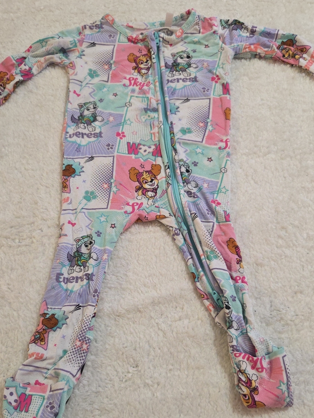 BELLABU BEAR NICKELODEON PAW PATROL ONESIE PAJAMAS